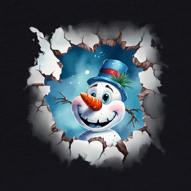 Funny snowman by ArtVault23